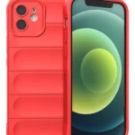Uray store Apple iPhone 12 Kılıf Optimum Silikon - Kırmızı
