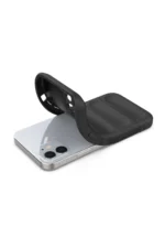 Uray store Apple iPhone 12 Kılıf Optimum Silikon - Siyah - Görsel 4