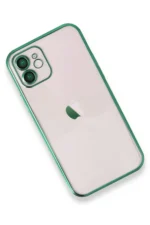 Uray store Apple iPhone 12 Kılıf Razer Lensli Silikon - Yeşil - Görsel 3