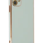 Uray store Apple iPhone 12 Kılıf Volet Silikon - Açık Yeşil