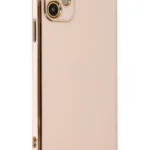 Uray store Apple iPhone 12 Kılıf Volet Silikon - Pembe