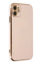 Uray store Apple iPhone 12 Kılıf Volet Silikon - Pembe