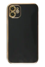 Uray store Apple iPhone 12 Kılıf Volet Silikon - Siyah - Görsel 2