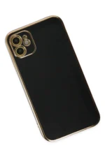 Uray store Apple iPhone 12 Kılıf Volet Silikon - Siyah - Görsel 3