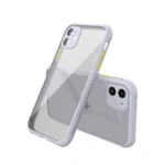 Uray store Apple iPhone 12 Mini Kılıf Miami Şeffaf Silikon - Lila