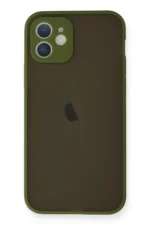 Uray store Apple iPhone 12 Mini Kılıf Montreal Silikon Kapak - Açık Yeşil