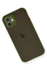Uray store Apple iPhone 12 Mini Kılıf Montreal Silikon Kapak - Açık Yeşil - Görsel 3