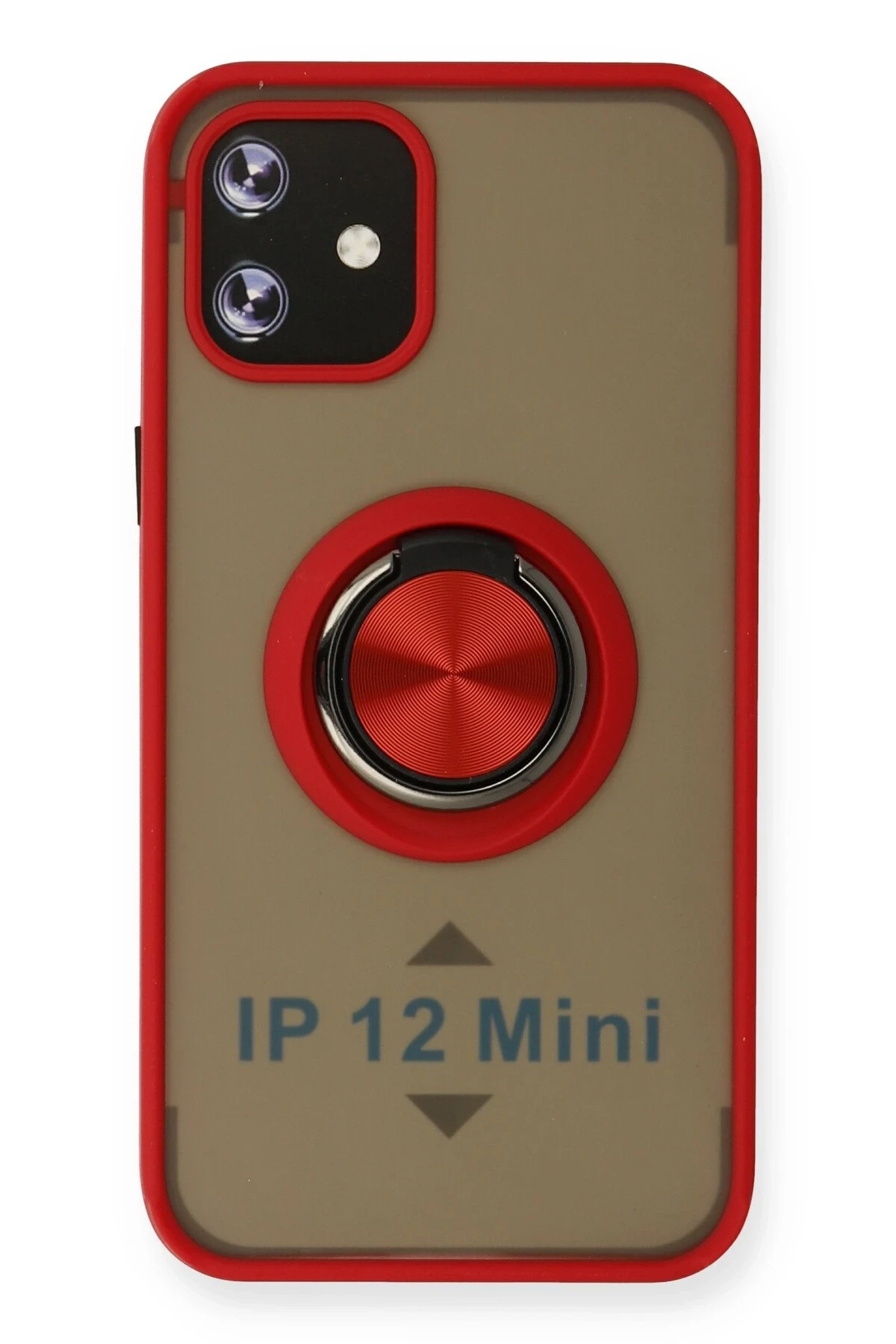 newface-iphone-12-mini-kilif-montreal-yuzuklu-silikon-kapak-kirmizi-default Uray store Apple iPhone 12 Mini Kılıf Montreal Yüzüklü Silikon Kapak - Kırmızı - Görsel 1