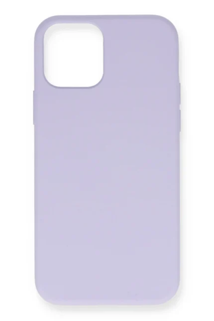 Uray store Apple iPhone 12 Mini Kılıf Nano içi Kadife Silikon - Lila