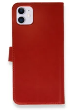 Uray store Apple iPhone 12 Mini Kılıf Trend S Plus Kapaklı Kılıf - Kırmızı