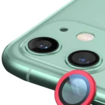Uray store Apple iPhone 12 Mini Raze Metal Kamera Lens - Kırmızı