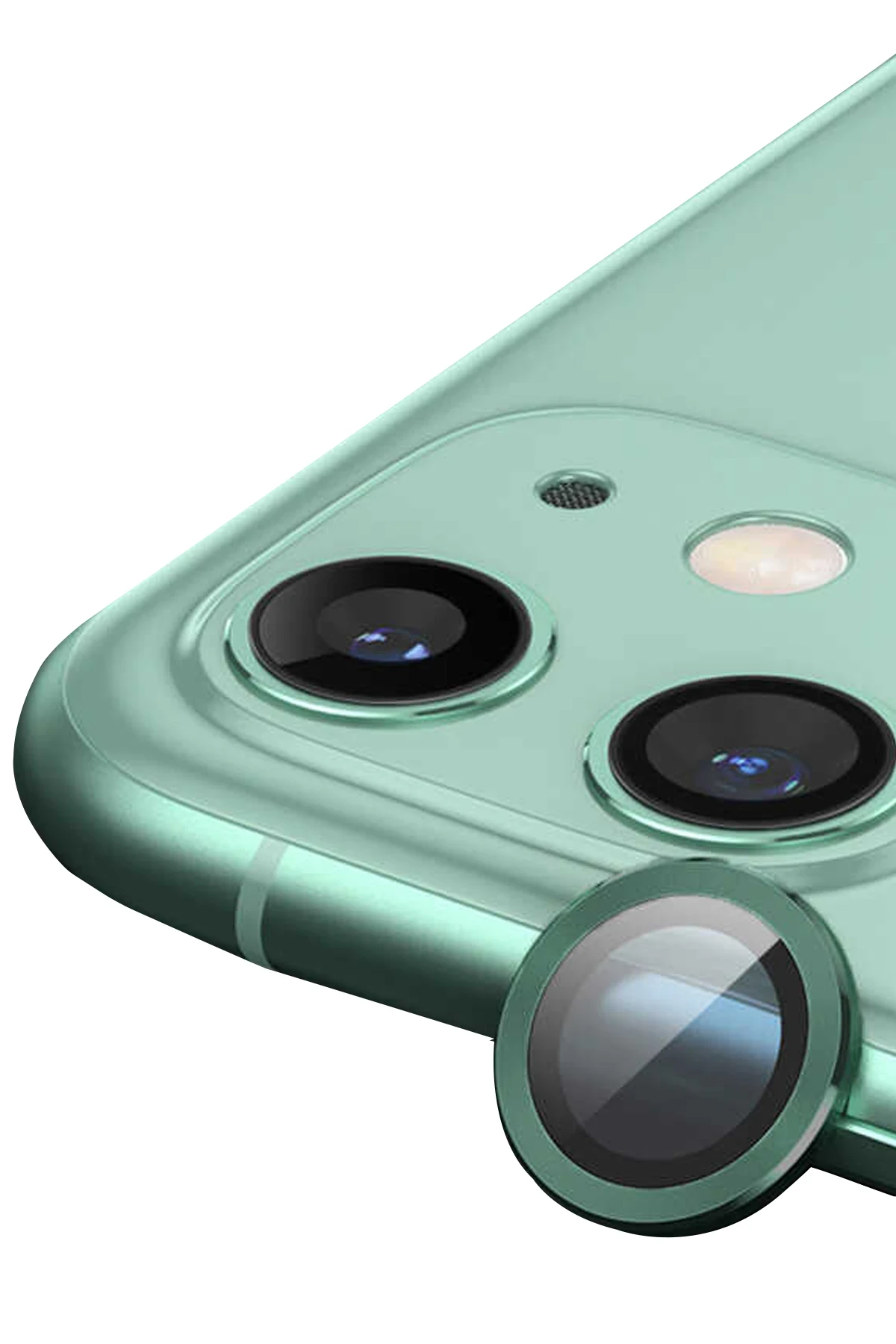 newface-iphone-12-mini-raze-metal-kamera-lens-yesil-default Uray store Apple iPhone 12 Mini Raze Metal Kamera Lens - Yeşil - Görsel 1