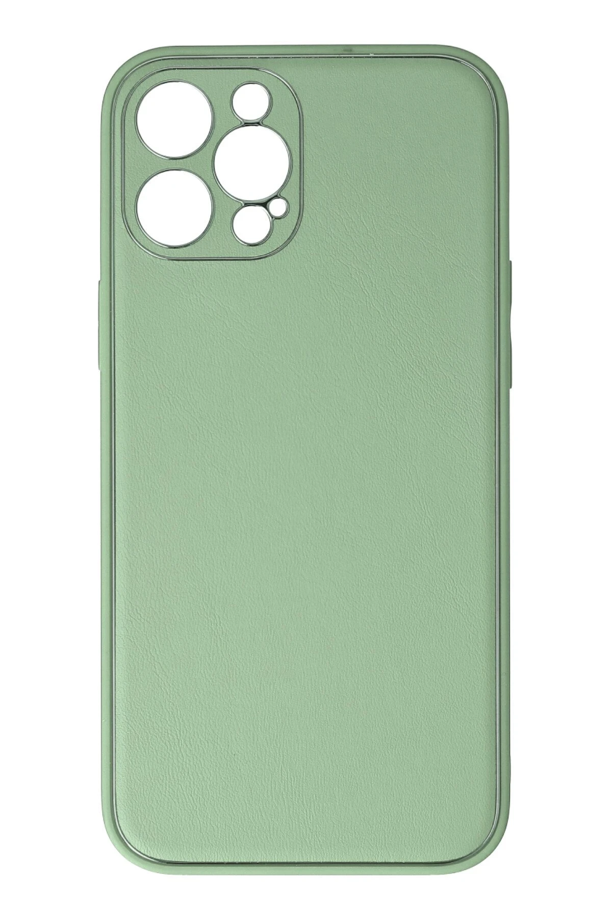 newface-iphone-12-pro-kilif-coco-deri-silikon-kapak-acik-yesil-default Uray store Apple iPhone 12 Pro Kılıf Coco Deri Silikon Kapak - Açık Yeşil - Görsel 1