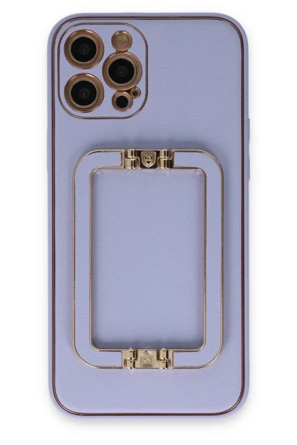 Uray store Apple iPhone 12 Pro Kılıf Coco Elit Kapak - Lila