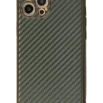 Uray store Apple iPhone 12 Pro Kılıf Coco Karbon Silikon - Füme