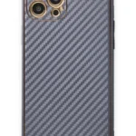 Uray store Apple iPhone 12 Pro Kılıf Coco Karbon Silikon - Gri