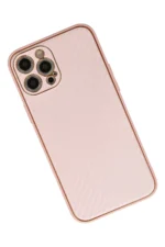 Uray store Apple iPhone 12 Pro Kılıf Coco Karbon Silikon - Pembe - Görsel 3