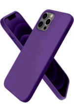 Uray store Apple iPhone 12 Pro Kılıf First Silikon - Mürdüm