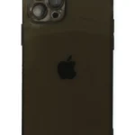 Uray store Apple iPhone 12 Pro Kılıf Fly Lens Silikon - Siyah