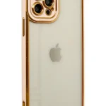Uray store Apple iPhone 12 Pro Kılıf Liva Lens Silikon - Rose