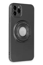 Uray store Apple iPhone 12 Pro Kılıf Lukka Magneticsafe Kapak - Siyah - Görsel 2