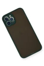 Uray store Apple iPhone 12 Pro Kılıf Montreal Silikon Kapak - Yeşil - Görsel 3