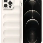 Uray store Apple iPhone 12 Pro Kılıf Optimum Silikon - Krem
