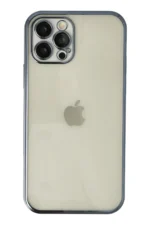 Uray store Apple iPhone 12 Pro Kılıf Razer Lensli Silikon - Lacivert