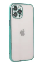 Uray store Apple iPhone 12 Pro Kılıf Razer Lensli Silikon - Yeşil - Görsel 2