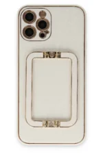 Uray store Apple iPhone 12 Pro Max Kılıf Coco Elit Kapak - Beyaz