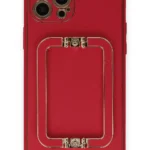 Uray store Apple iPhone 12 Pro Max Kılıf Coco Elit Kapak - Kırmızı