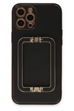 Uray store Apple iPhone 12 Pro Max Kılıf Coco Elit Kapak - Siyah