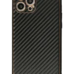 Uray store Apple iPhone 12 Pro Max Kılıf Coco Karbon Silikon - Siyah