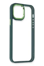 Uray store Apple iPhone 12 Pro Max Kılıf Dora Kapak - Haki Yeşil - Görsel 2