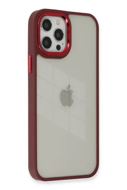 Uray store Apple iPhone 12 Pro Max Kılıf Dora Kapak - Kırmızı