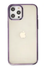 Uray store Apple iPhone 12 Pro Max Kılıf Element Silikon - Mor