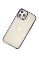 Uray store Apple iPhone 12 Pro Max Kılıf Element Silikon - Mor - Görsel 3