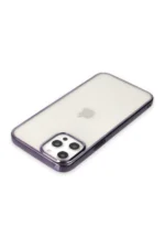 Uray store Apple iPhone 12 Pro Max Kılıf Element Silikon - Mor - Görsel 5