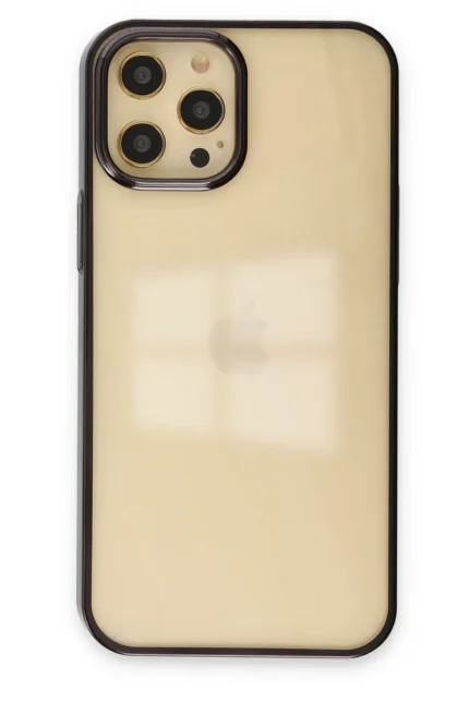 Uray store Apple iPhone 12 Pro Max Kılıf Element Silikon - Siyah