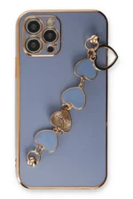 Uray store Apple iPhone 12 Pro Max Kılıf Esila Silikon - Gri - Görsel 2