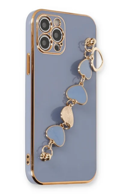 Uray store Apple iPhone 12 Pro Max Kılıf Esila Silikon - Gri
