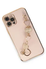Uray store Apple iPhone 12 Pro Max Kılıf Esila Silikon - Pudra - Görsel 3