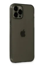 Uray store Apple iPhone 12 Pro Max Kılıf Fly Lens Silikon - Siyah - Görsel 2