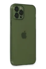 Uray store Apple iPhone 12 Pro Max Kılıf Fly Lens Silikon - Yeşil - Görsel 2