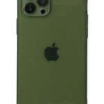 Uray store Apple iPhone 12 Pro Max Kılıf Fly Lens Silikon - Yeşil