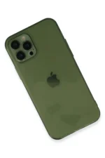 Uray store Apple iPhone 12 Pro Max Kılıf Fly Lens Silikon - Yeşil - Görsel 3