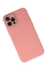 Uray store Apple iPhone 12 Pro Max Kılıf Lansman Glass Kapak - Pembe - Görsel 2