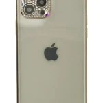 Uray store Apple iPhone 12 Pro Max Kılıf Liva Taşlı Silikon - Beyaz