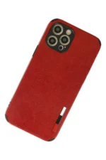 Uray store Apple iPhone 12 Pro Max Kılıf Loop Deri Silikon - Kırmızı - Görsel 3