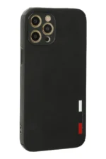 Uray store Apple iPhone 12 Pro Max Kılıf Loop Deri Silikon - Siyah - Görsel 2